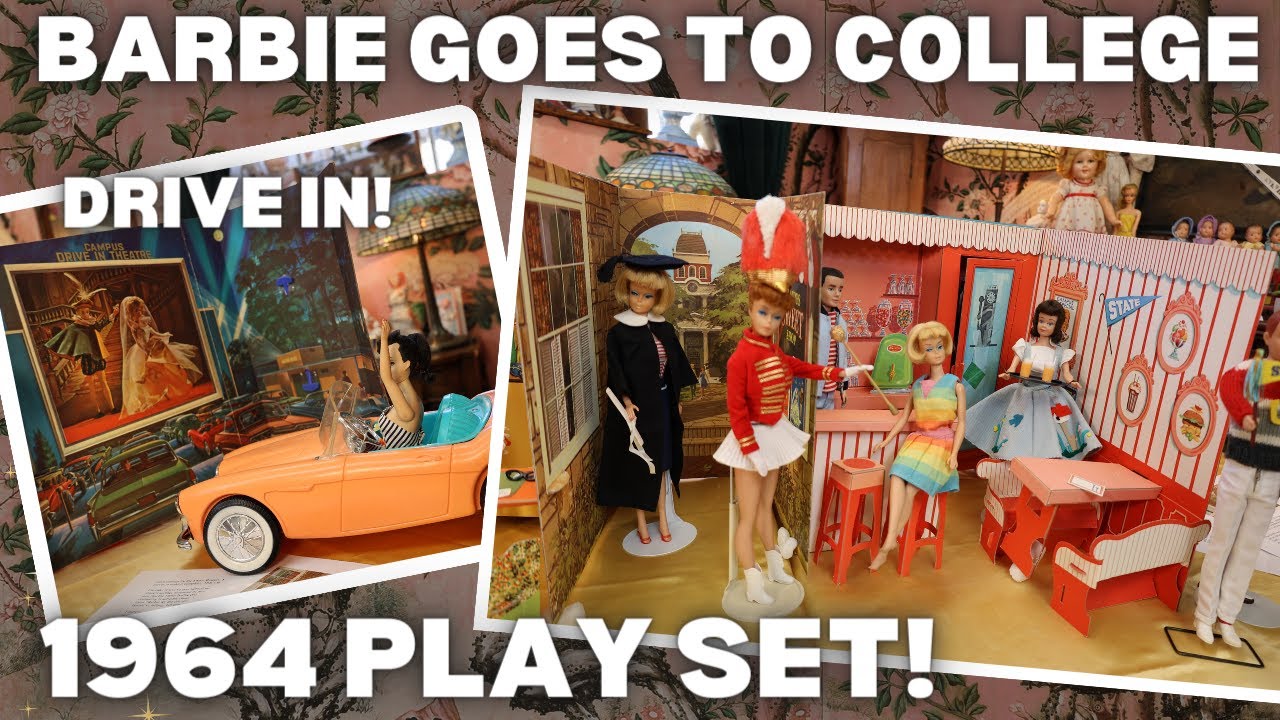 Жизнь Барби в студенческом общежитии в 1964 году: винтажный набор, который вам стоит увидеть!