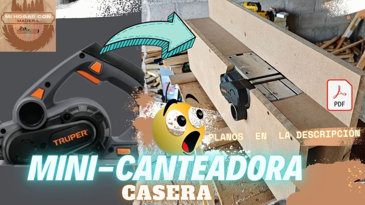MINI-CANTEADORA CASERA, RÁPIDA Y SENCILLA, HAZLA TU MISMO