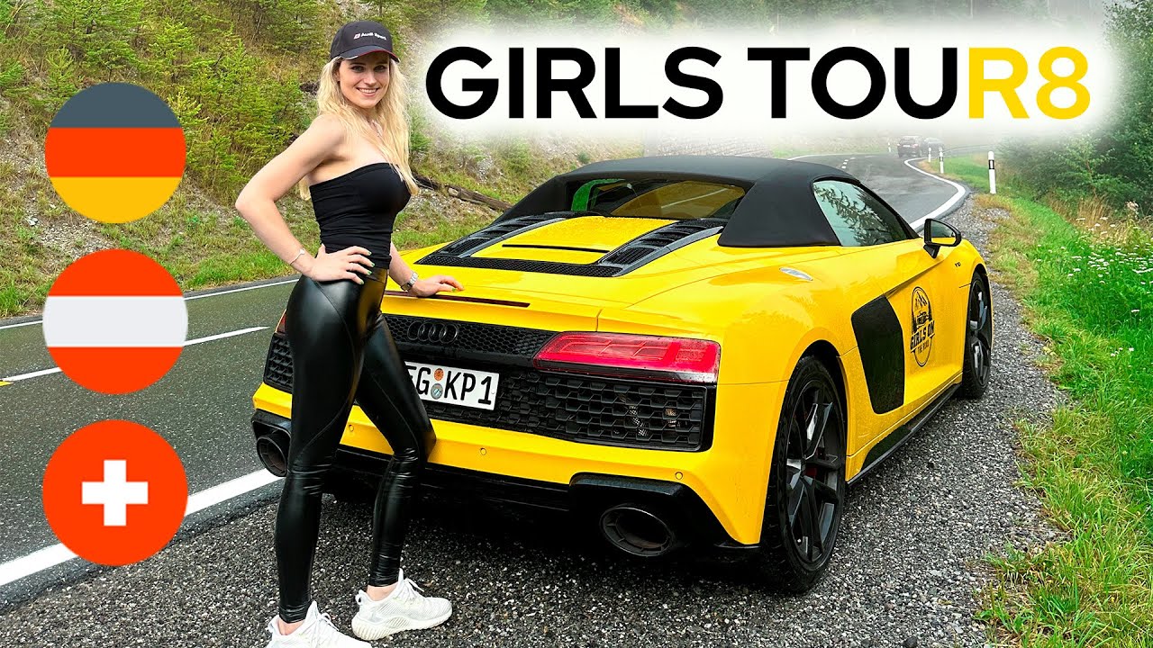 Girls On The Road Tour durch die Schweiz im Audi R8 Spyder 🐝