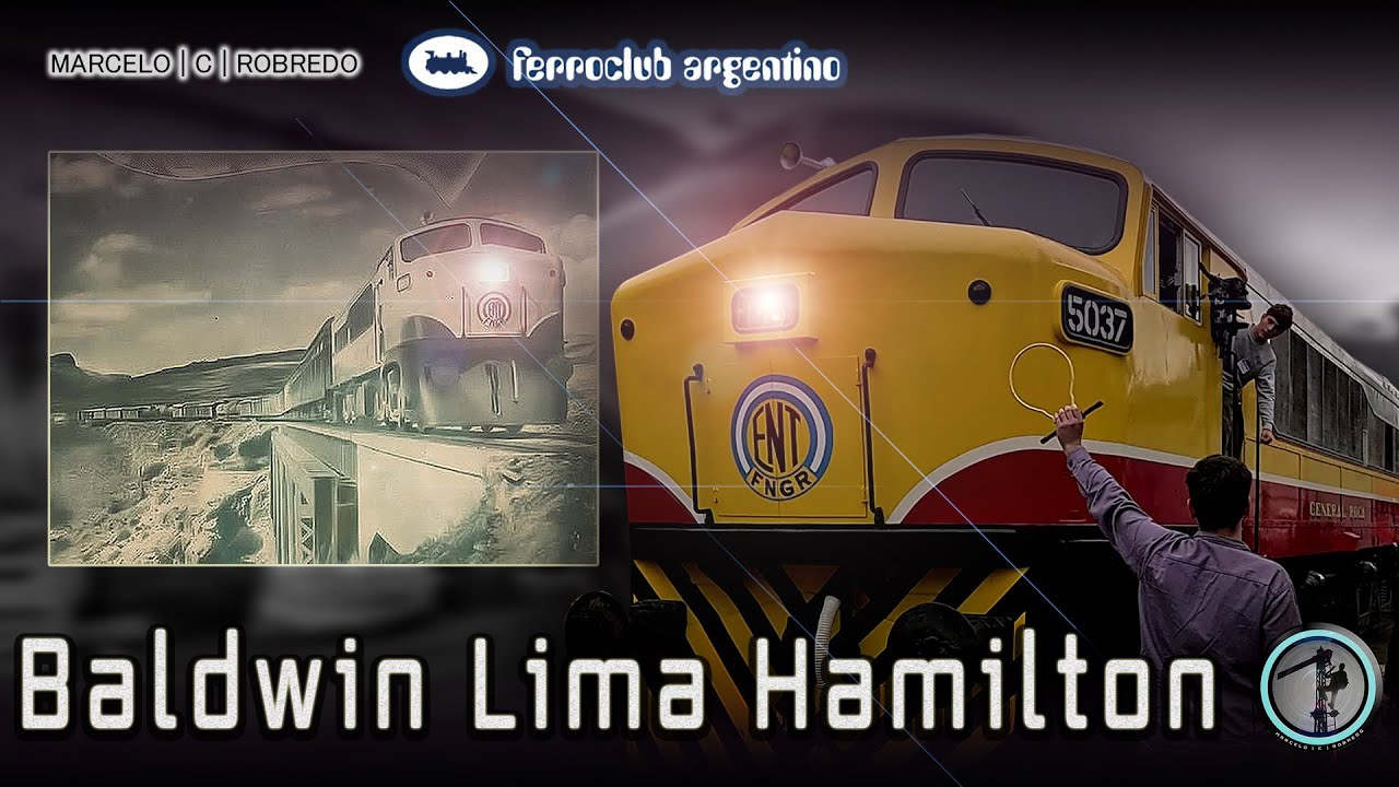 🚊F.C.G.R. | cabview Locomotora BALDWIN LIMA HAMILTON 5037 | Expo FCA-CDP Escalada [4K] [ARG]