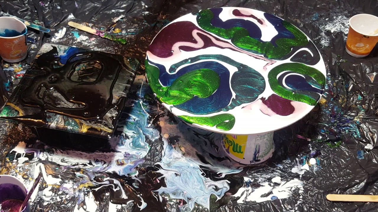 Resin Art Using the New Metallics from Le Rez Expressions