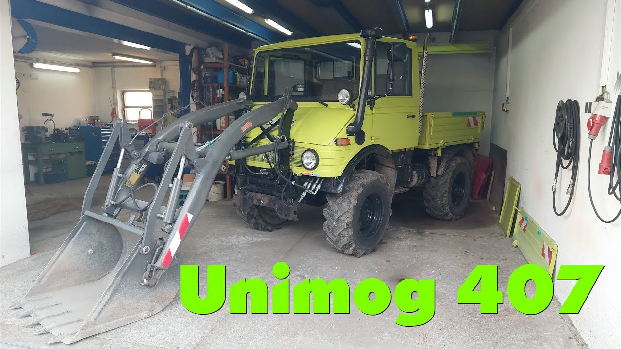 Unimog 407 Schmidt (Baas) Frontlader modifizieren