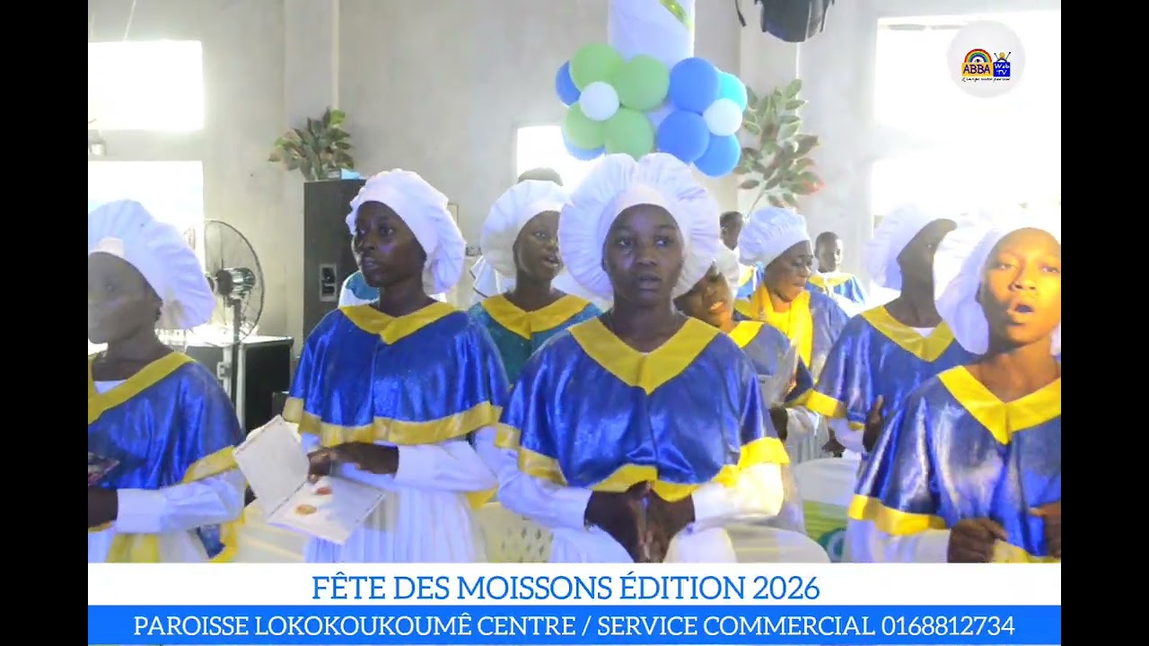 FÊTE DES MOISSONS DE LA PAROISSE LOKOKOUKOUMÊ CENTRE CE DIMANCHE 01 FÉVRIER 2026