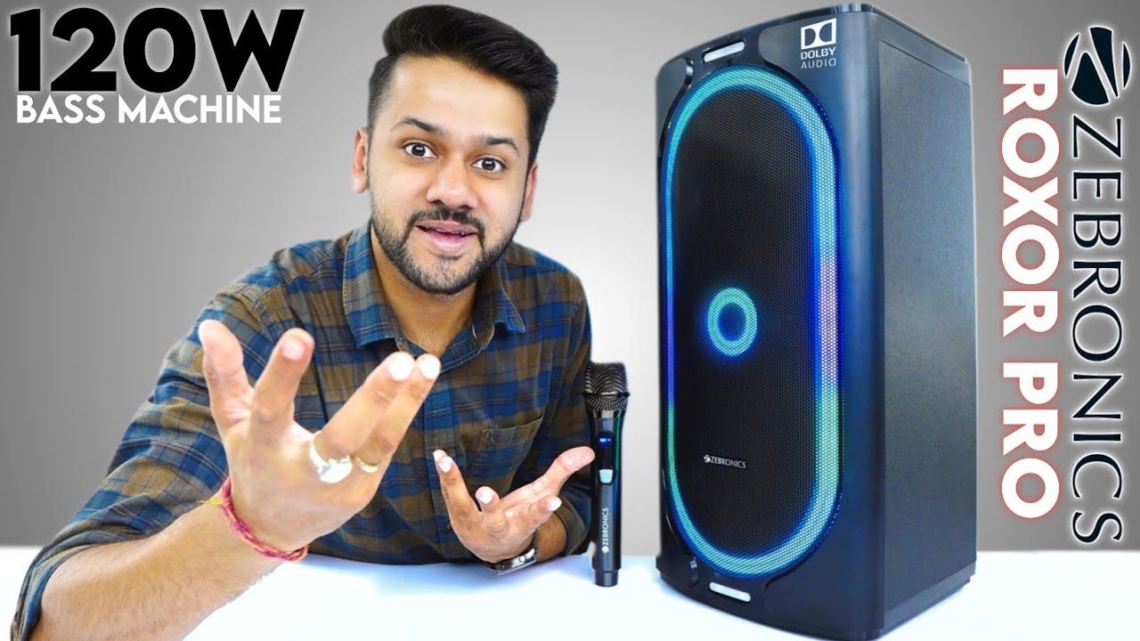 Zebronics ROXOR PRO 120W Party Speaker Review | Best Bass Machine Under 15000