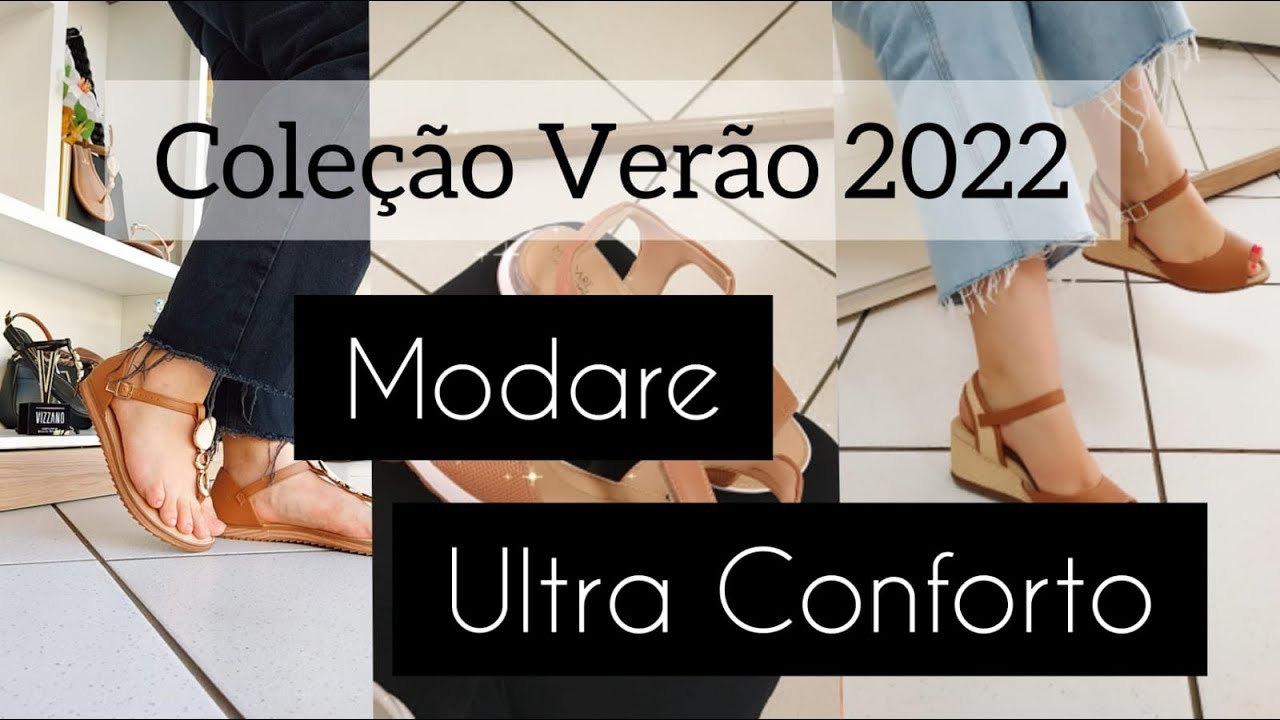 COLEÇÃO CALÇADOS MODARE VERÃO 2022! 🌸 #CONFORTO #CALCADOSCONFORTAVEIS ❤️❤️💗