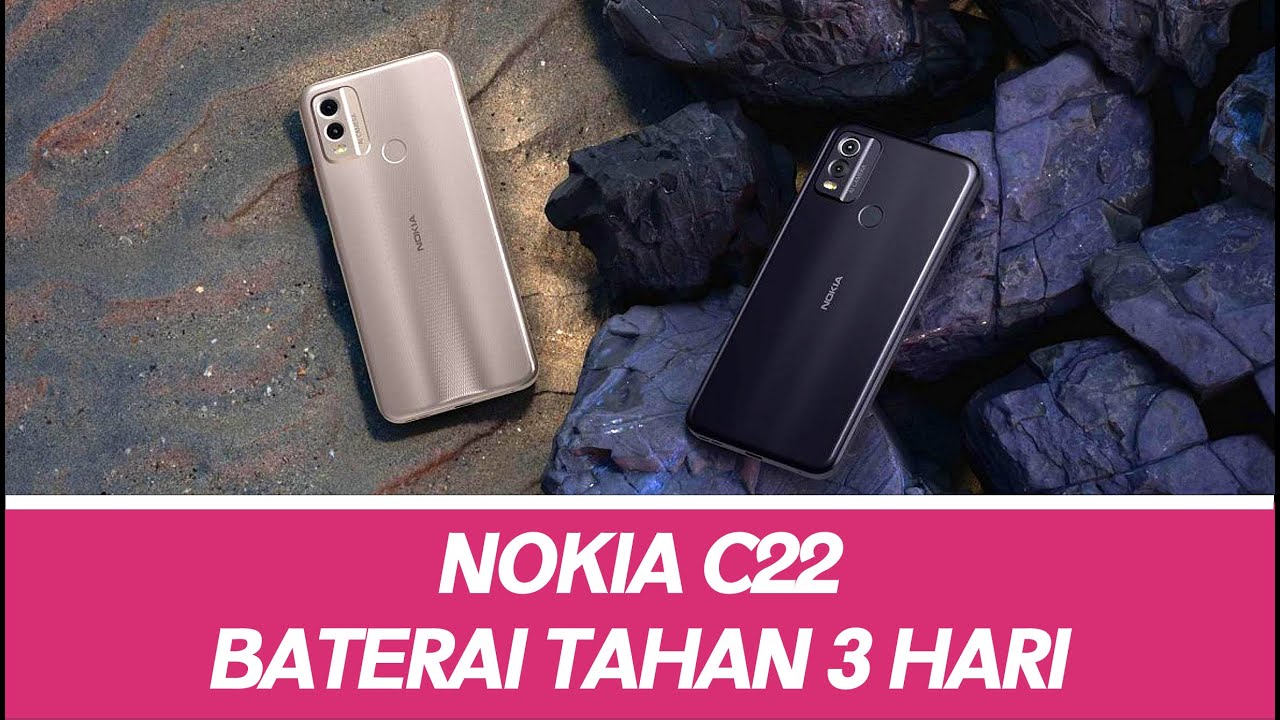 Nokia C22 Resmi Meluncur! HP Rp 1 Jutaan Baterai Tahan 3 Hari