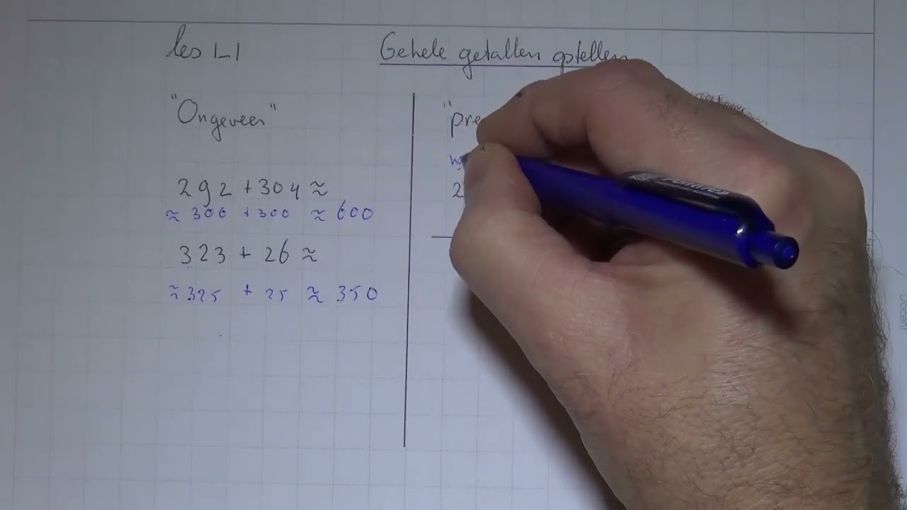 Rekeken Klas1 les1 1 GeheleGetallenOptellen