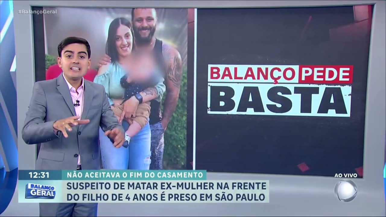 Homem se entrega após matar esposa na frente do filho de 4 anos