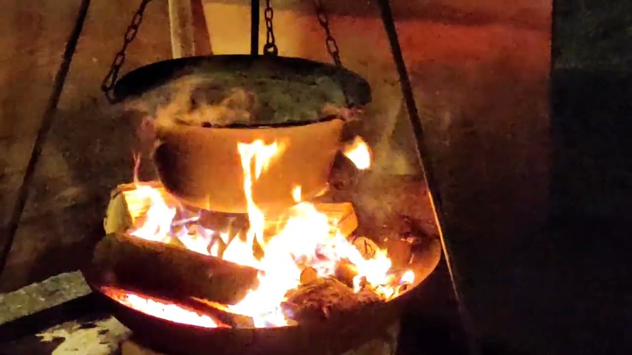 Cooking pasulj on a Cold Spring Night