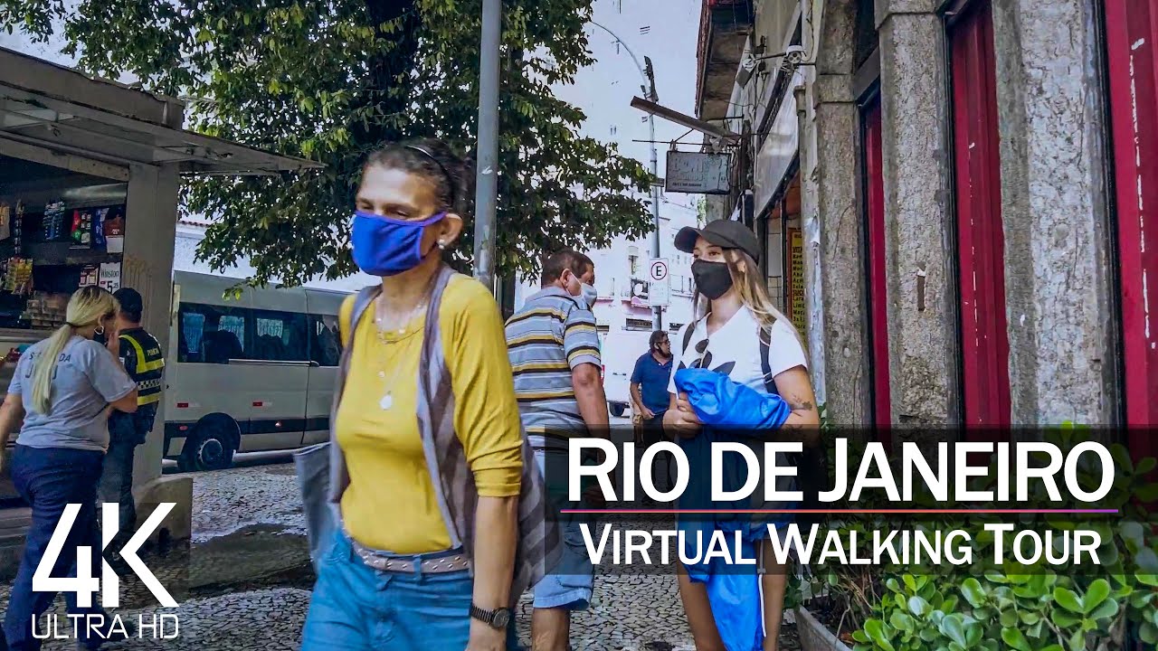 【4K】VIRTUAL WALKING TOUR: 🚶 &laquo;Rio de Janeiro - Brazil 2021&raquo; 🎧 Binaural Sounds 2021-04-29 📺 UltraHD