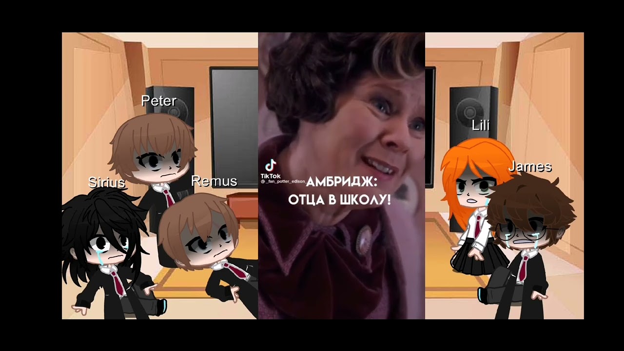 Реакция мародеров на Гарри Поттера (дисклеймер в описании) 😎