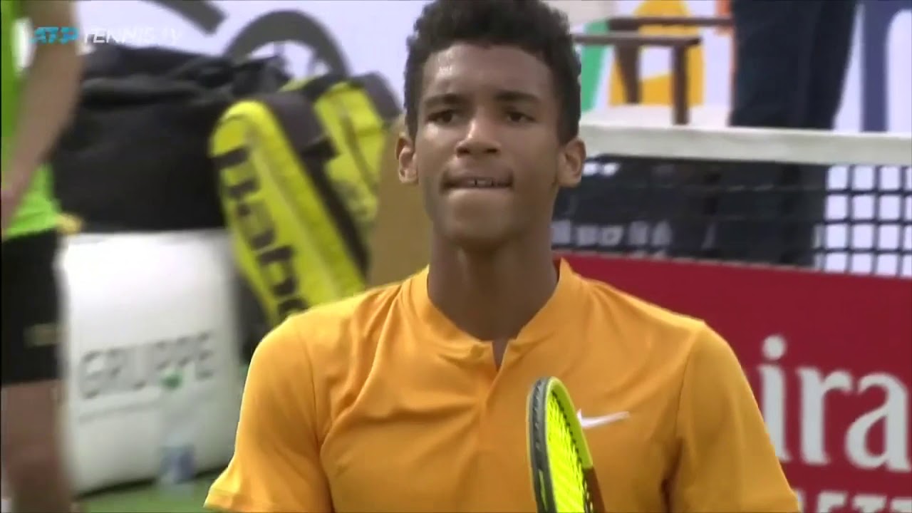 Felix Auger-Aliassime vs Dustin Brown: Great Shots & Match Point | Stuttgart 2019