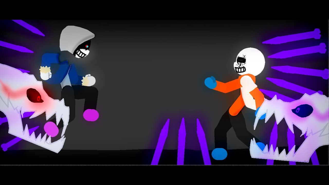 Dust!Sans Vs Dusttrust!Sans Animation