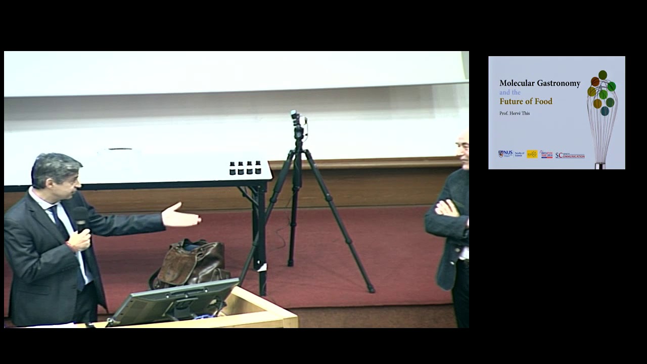 Public Lecture by Prof Hervé This: Molecular Gastronomy and the Future of Food