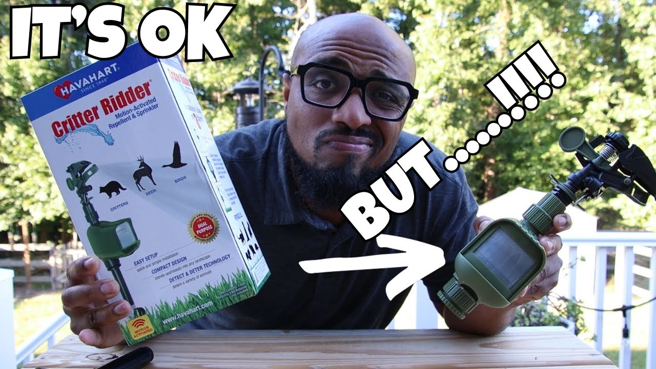 Havahart 5277 Critter Ridder Motion Activated Animal Repellent REVIEW!
