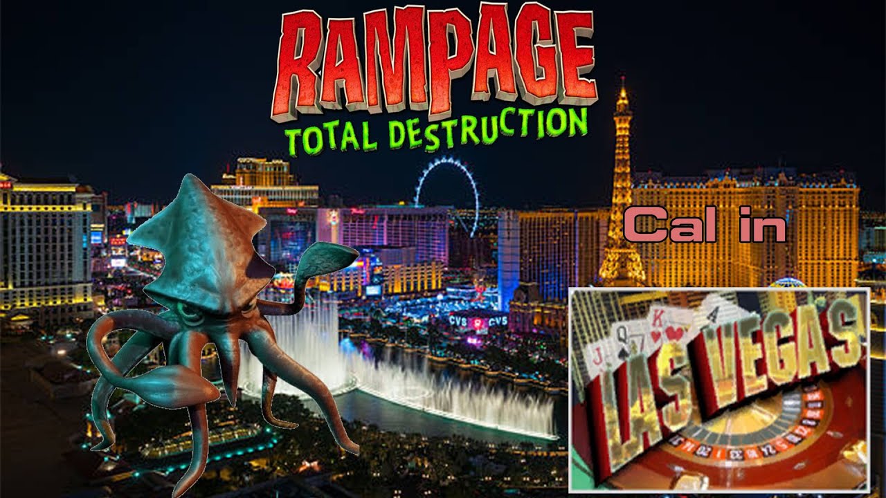 Rampage: Total Destruction - Cal wrecks las Vegas