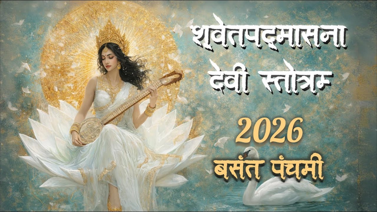श्वेतपद्मासना देवी | Peace for Mind & Soul | Saraswati Stotra | सरस्वती स्तोत्रम् | ज्ञान और शांति