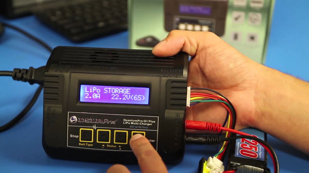 Putting your LiPo battery into Storage Mode