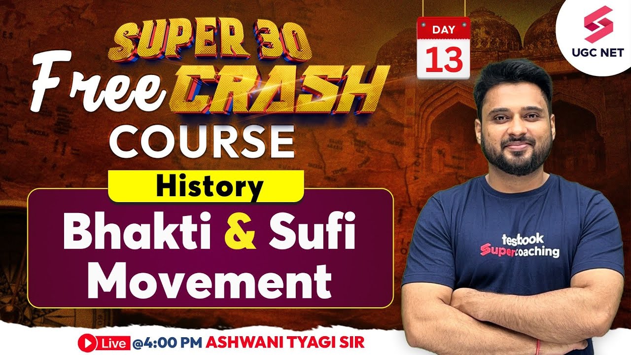 UGC NET Dec 2023 History | Bhakti & Sufi Movement Complete Revision | JRF History MCQs | Ashwani Sir