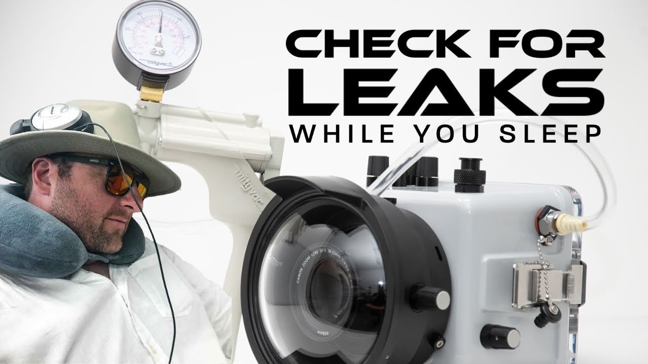 Checking for Housing Leaks with a Vacuum Pump and Valve