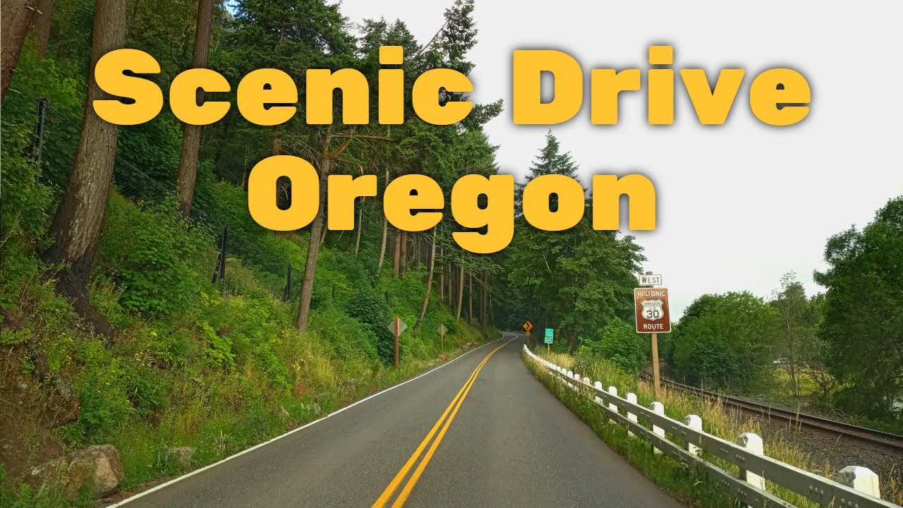 Scenic Drive Oregon: Troutdale to Multnomah Falls - Historic Columbia River Highway US 30