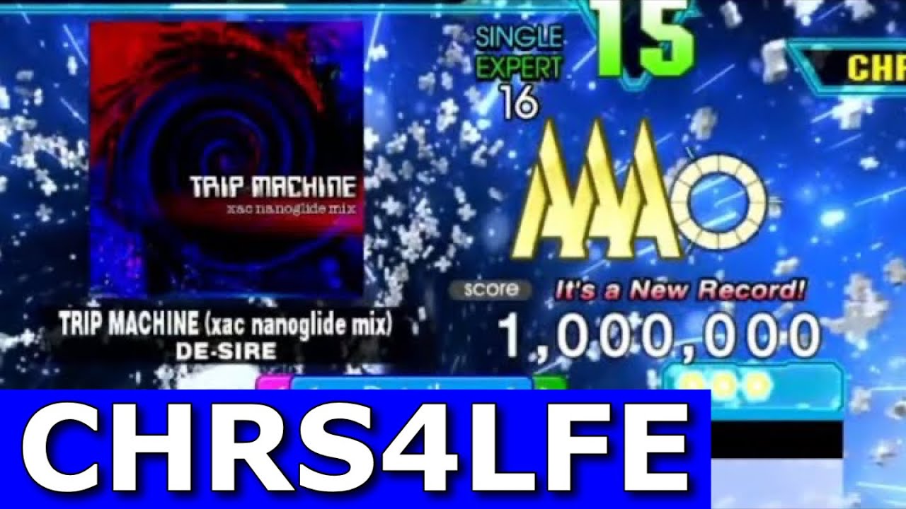 TRIP MACHINE xac nanoglide (ESP-16) MFC 1,000,000 World Record [DDR A20+]