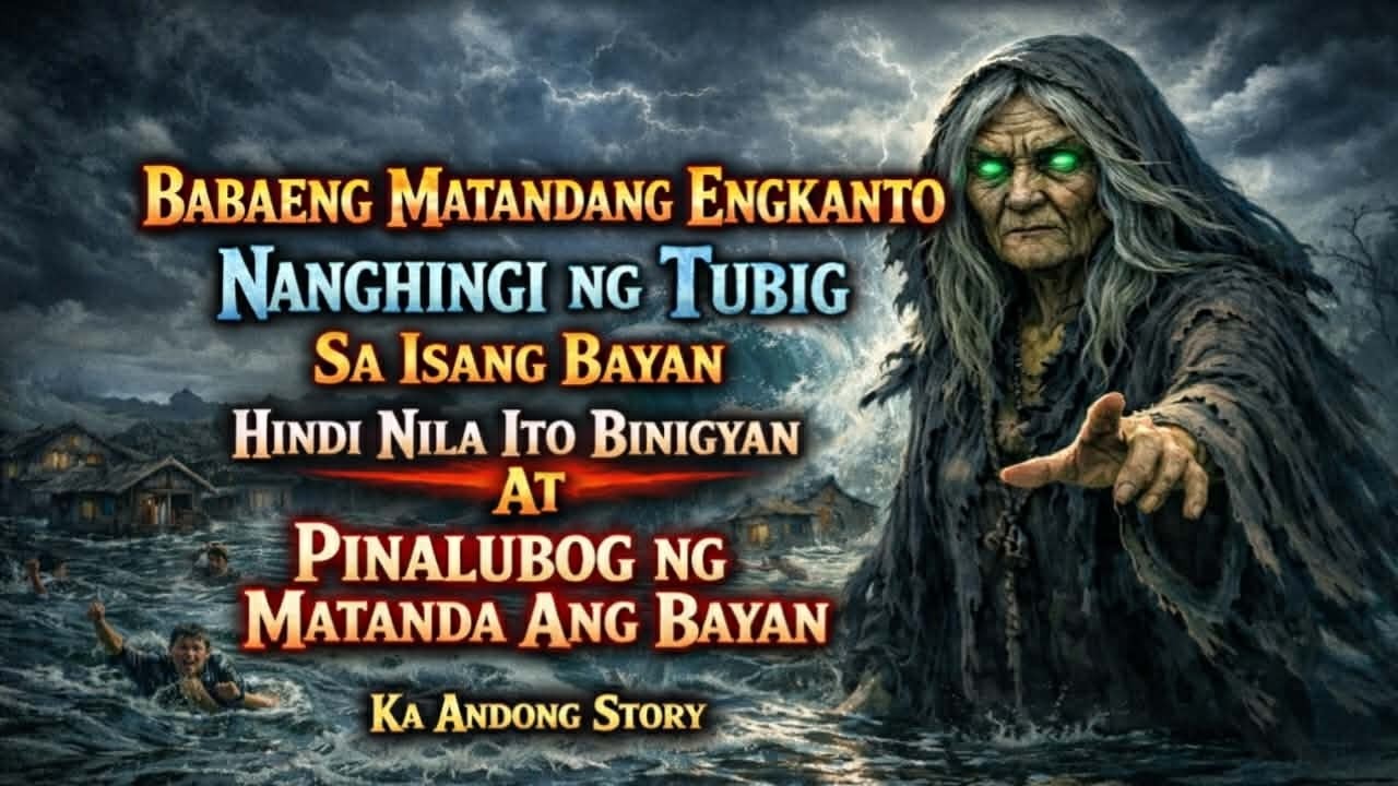 ISANG MATANDANG BABAENG ENGKANTO PINALUBOG ANG ISANG BAYAN | KA ANDONG STORY