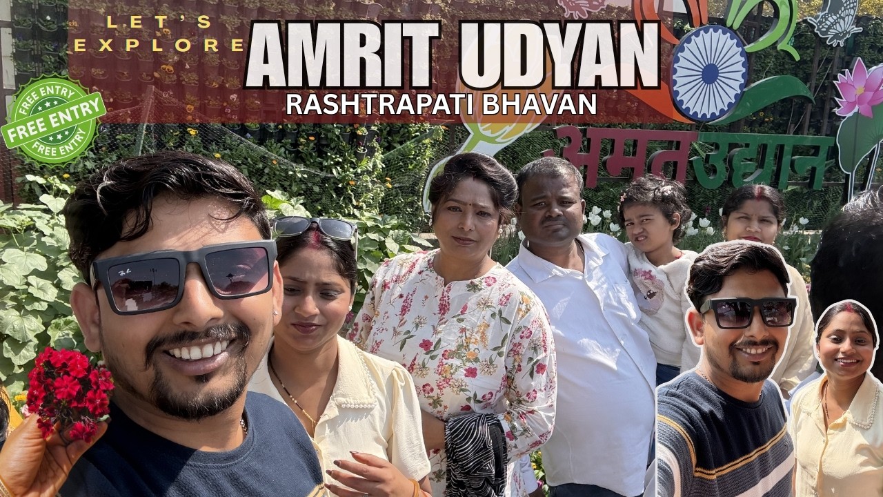 AMRIT UDYAN RASHTRAPATI BHAVAN 2026 🌸 | AMRIT UDYAN 2026 FULL TOUR | @familyvlogayanka