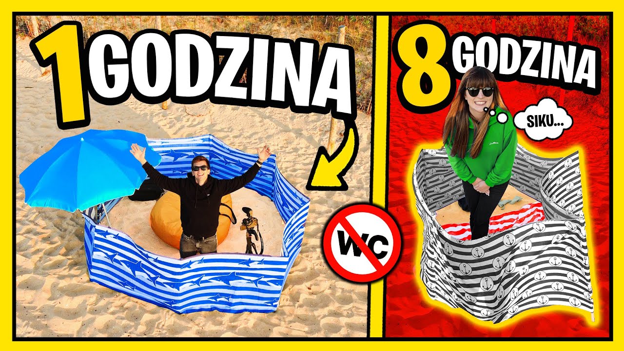 KTO DŁUŻEJ WYTRZYMA W SWOIM OKRĘGU NA PLAŻY WYGRYWA! ◉_◉