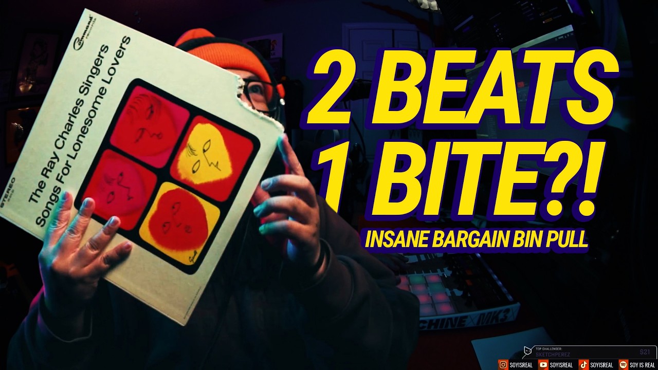 A BARGAIN BIN RECORD SO GOOD SOMEONE TRIED TO EAT IT | 2 BEATS FLIPS FROM 1 RECORD