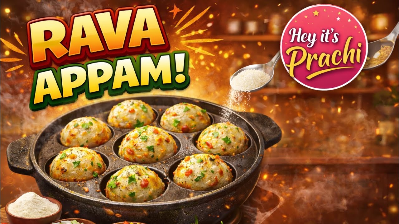 Instant Rava Appe 🥄✨ | Easy & Tasty South Indian Breakfast