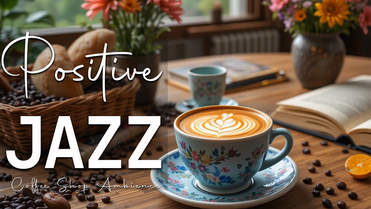 Positive Jazz  Music☕ Bossa Nova background for Happy Moods, Great Moods & Stress Relief