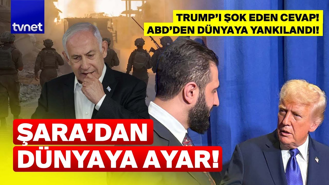 Ahmed Şara ABD'de ABD'ye ve İsrail'e kafa tuttu! İşte, Avrupa'nın g&ouml;z&uuml;n&uuml; fal taşı gibi a&ccedil;an konuşma!