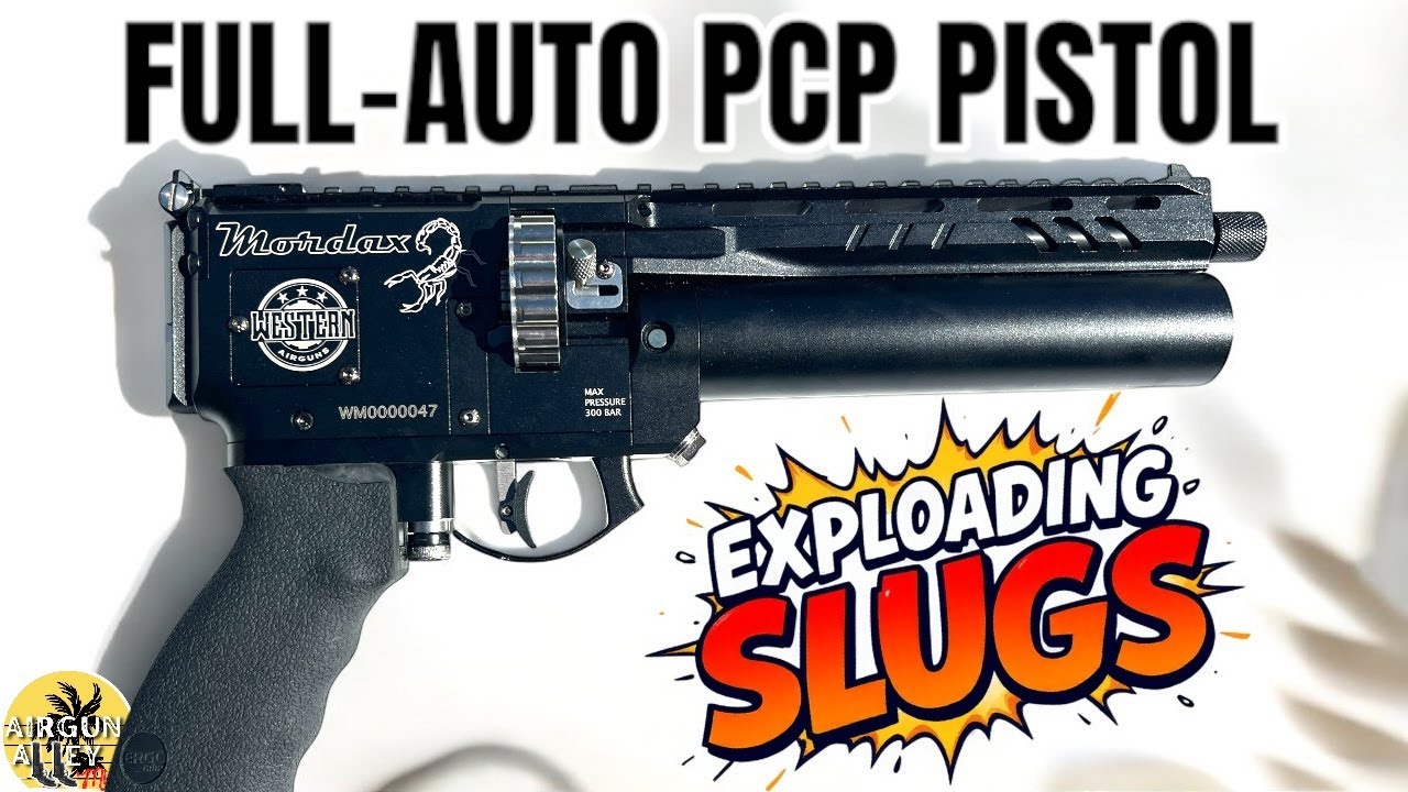 ПЕРВЫЙ В МИРЕ ПОЛНОСТЬЮ АВТОМАТИЧЕСКИЙ ПИСТОЛЕТ PCP | Western Mordax