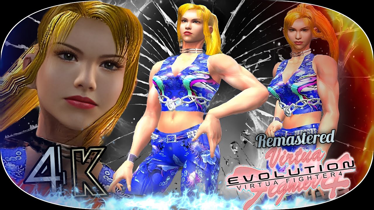 Sarah ( Anna Tekken 5 DR Peahen Design ) Own Route Virtua Fighter 4 Evolution Remastered  4K 60 FPS 