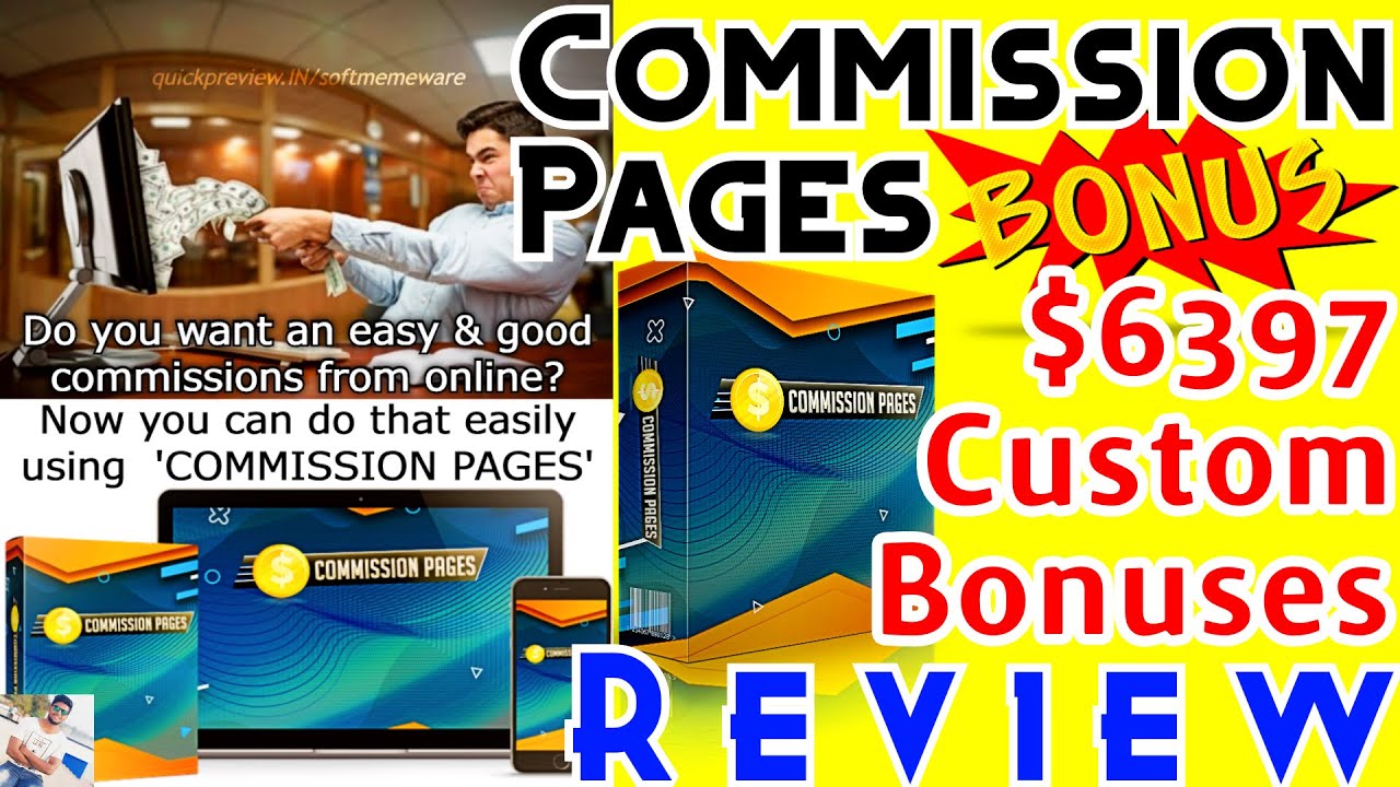 Commission Pages Review & Demo with +$6397 Bonuses ⚠️ WAIT ⚠️ Don't get it without my 🔥 BONUSES 🔥