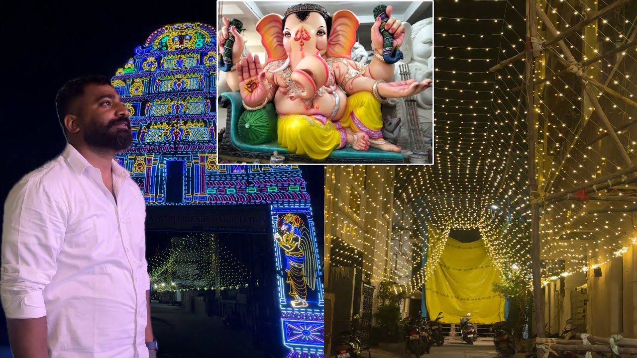Ramnagar siddiq Bhai Ganesh 2025 A Grand Celebration in the Making#hyderabadifolk #
