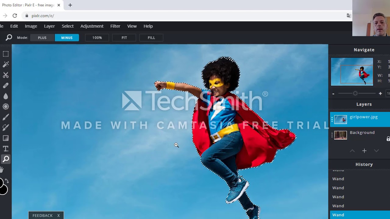 Cambiar el fondo de una imagen con PIXLR