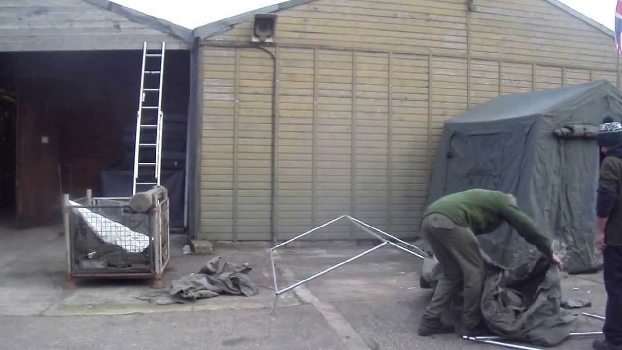 How to put up a Military 9x9 Mark2 Tent