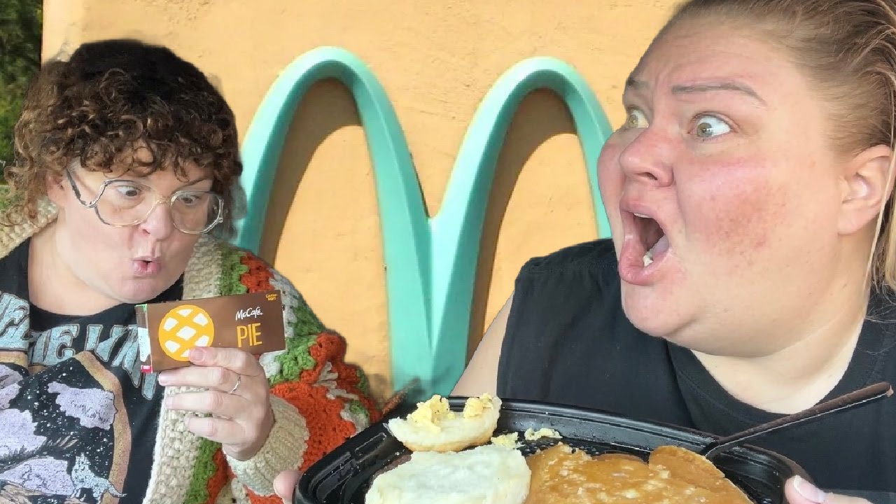 Crystal and Tammy review the world's only blue Mcdonald's