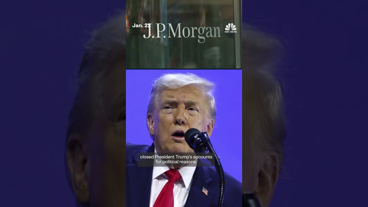 Trump sues JP Morgan Chase and CEO Jamie Dimon over alleged 'debanking'
