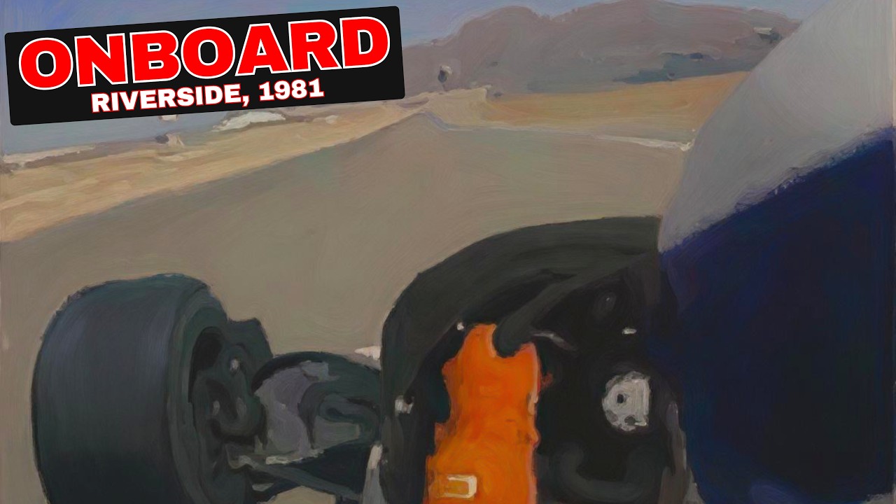 Roger Mears Onboard 1982 CART Riverside