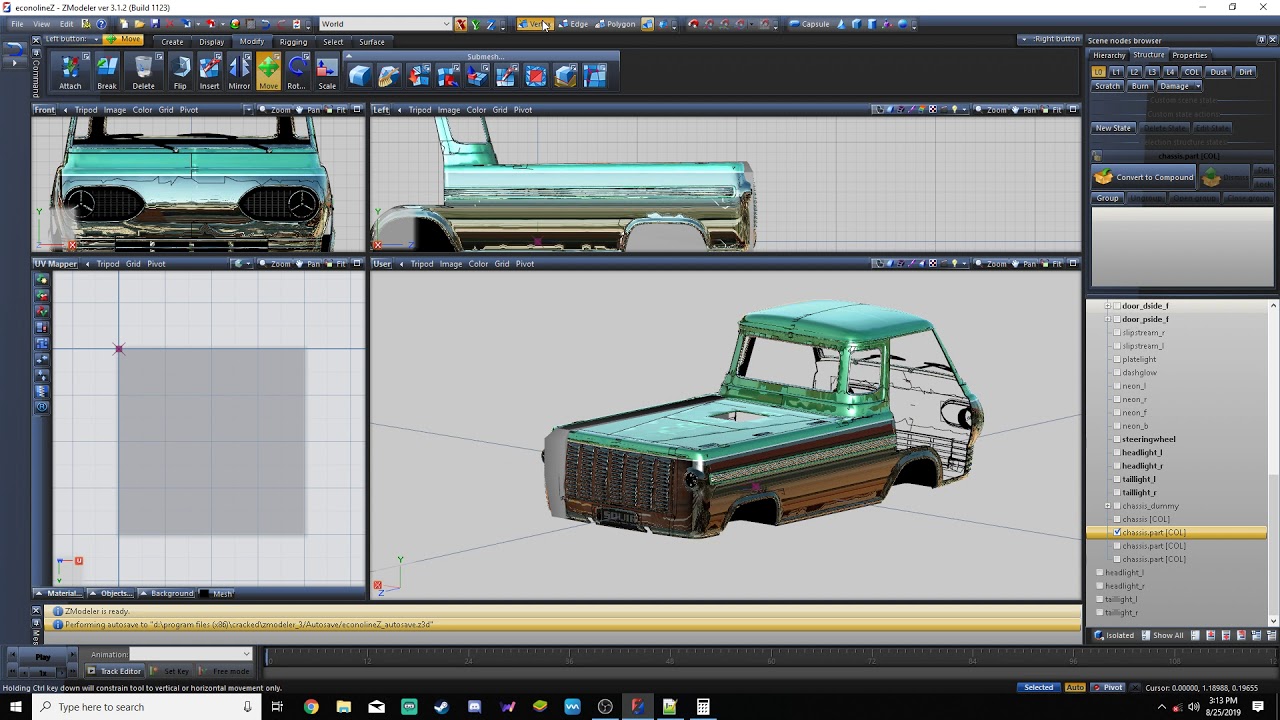 15: Gta5 Vehicle Making Tutorial: Chassis Collision
