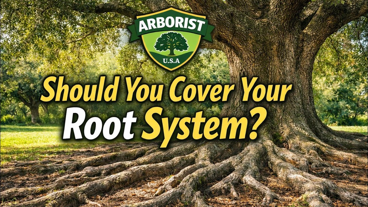 Why Covering Tree Roots with Soil or Sod Causes Tree Decline | Granbury TX Arborist Explains