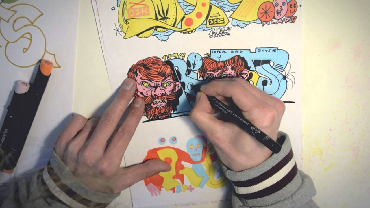 Graffiti Sketching | Riot1394