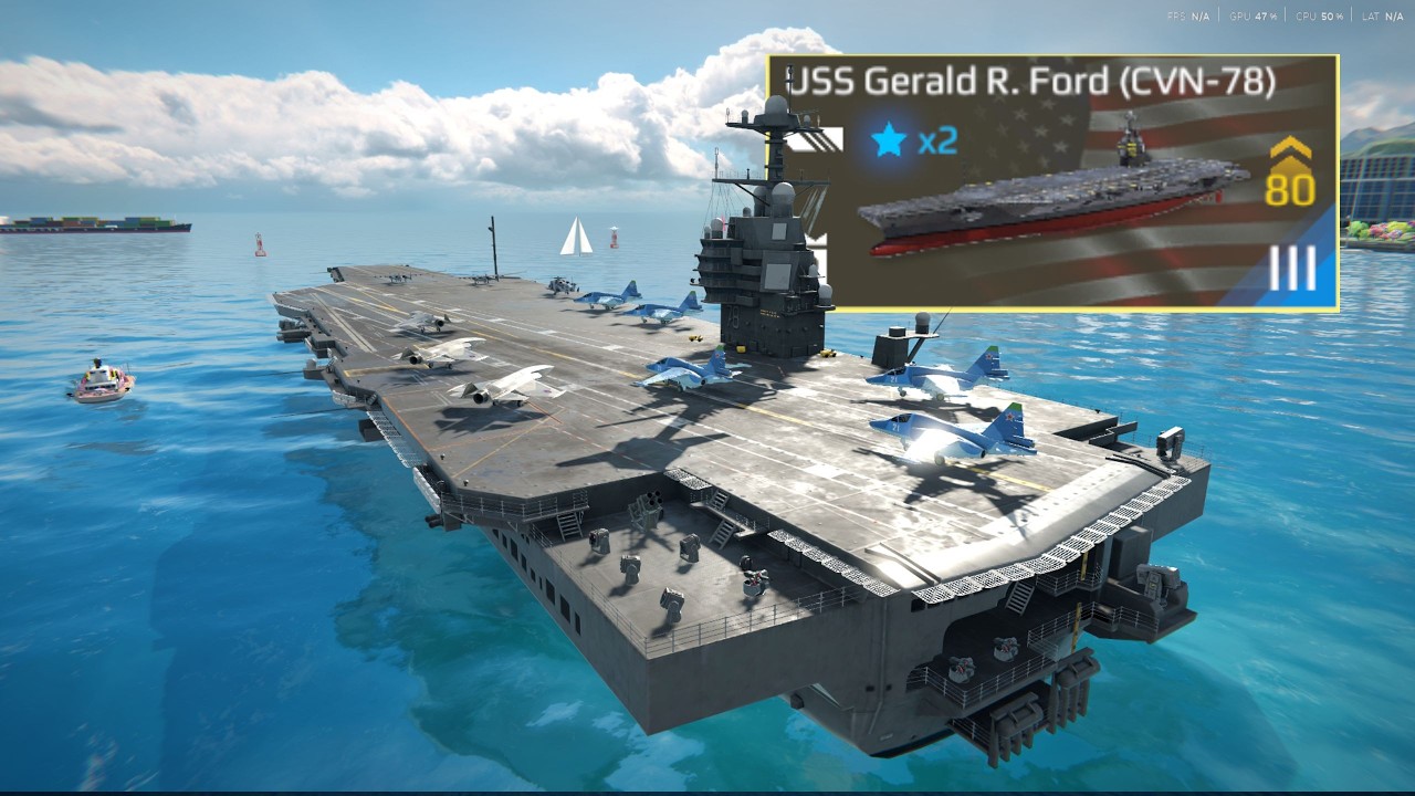 USS Gerald R. Ford - Good CV if using good Equipents.. - Modern Warships