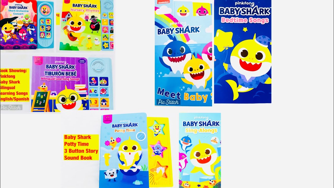 Kids Book Read Aloud: Pinkfong Baby Shark Books Compilation| Pinkfong Songs for Children| For Kids