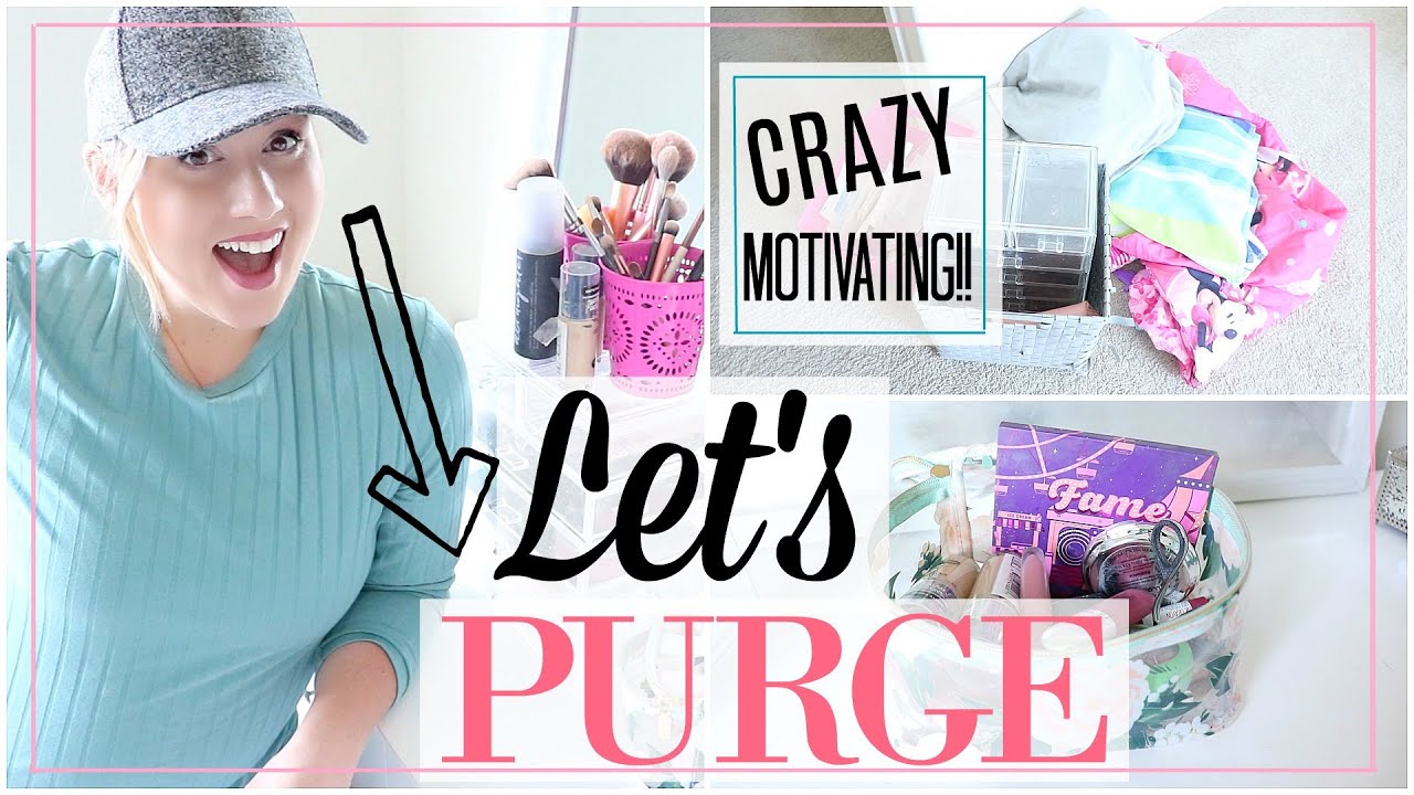 PURGING MY HOUSE!! DECLUTTER WITH ME