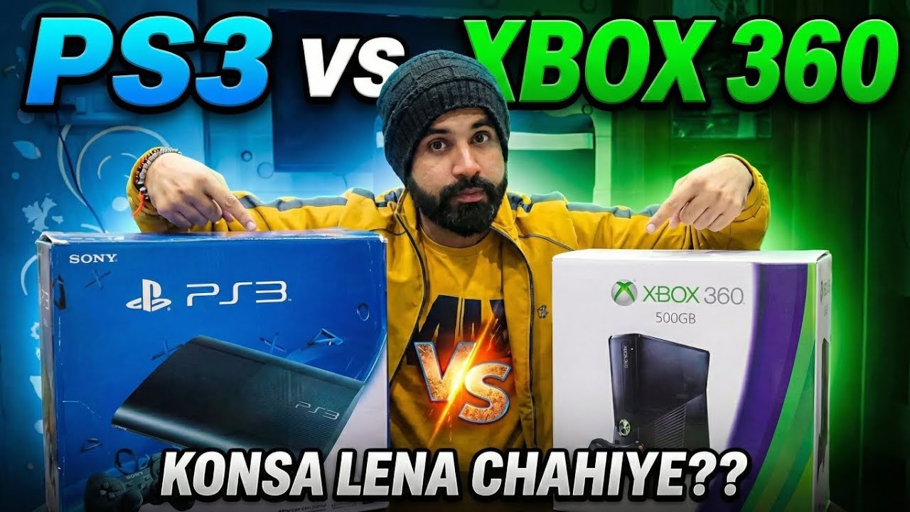 PS3 VS XBOX 360 🤔 Konsa lena chahiye?? #ps3 #xbox360 