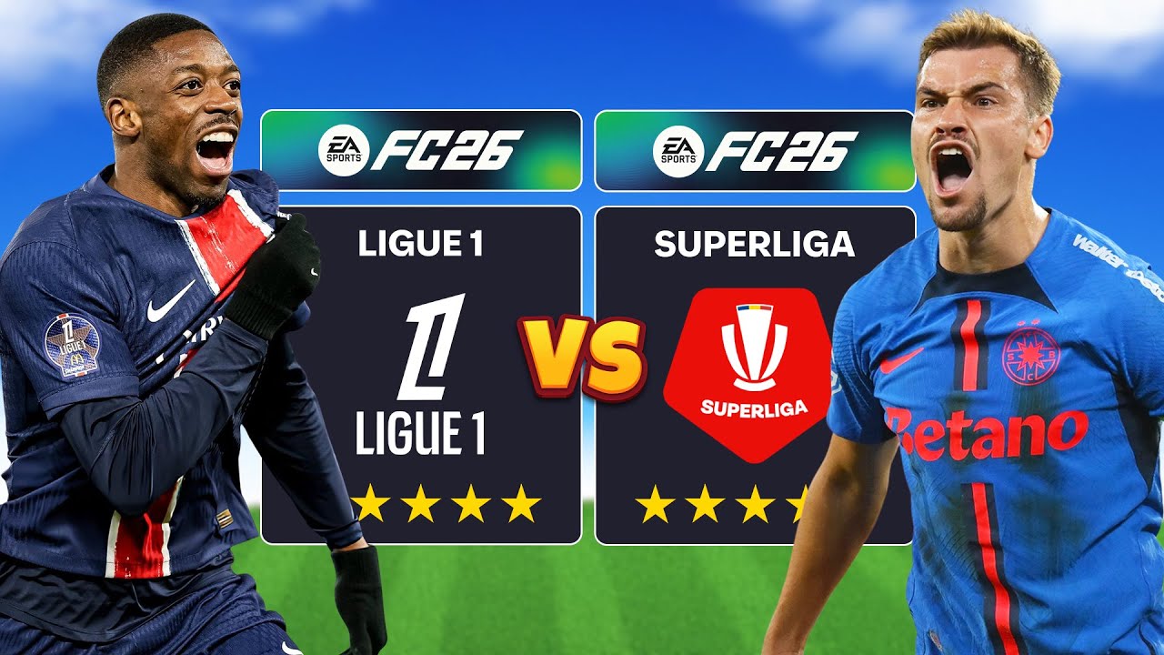 Ligue 1 vs Superliga României în FC 26 😱